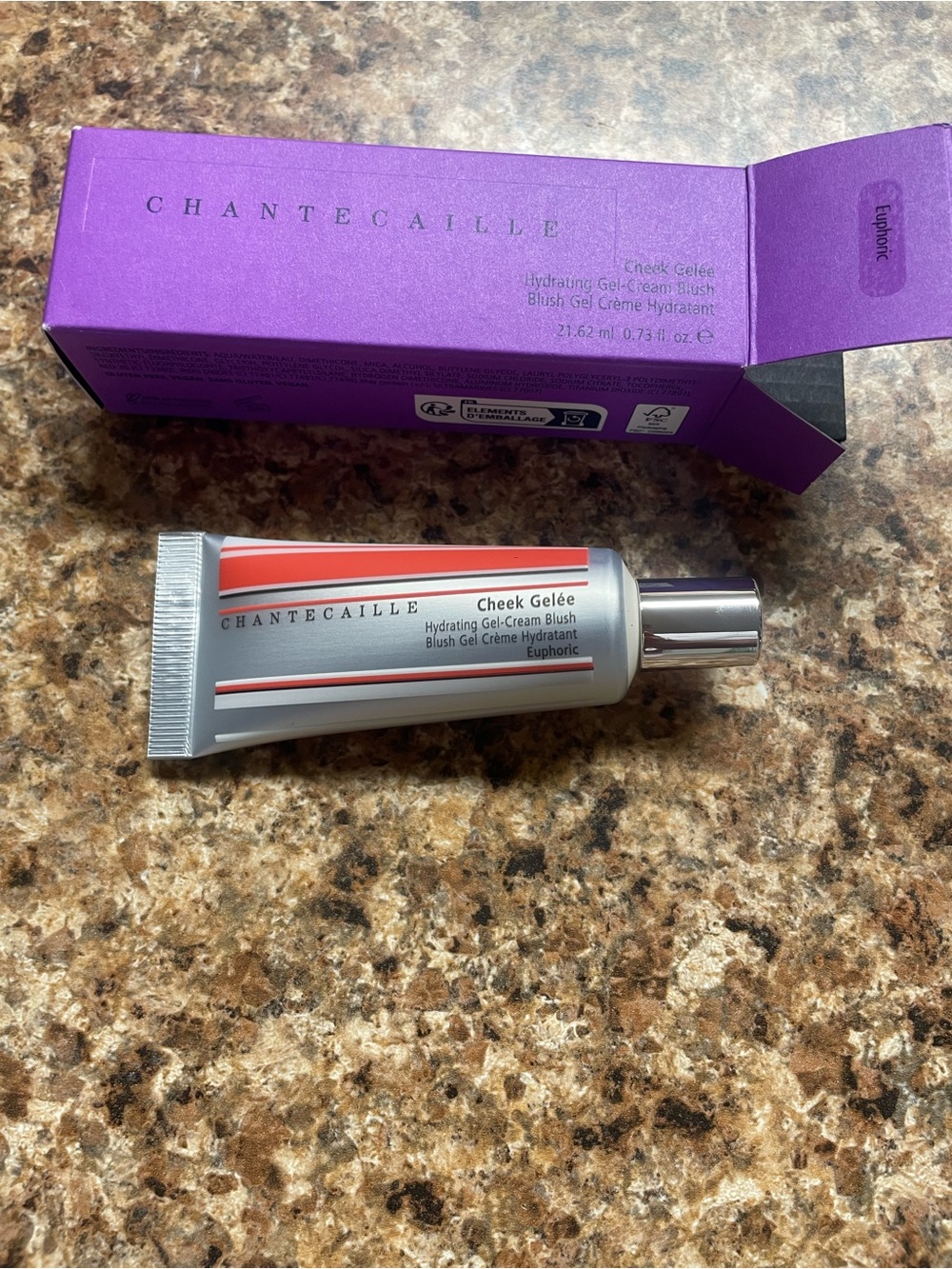 Chantecaille Gel-Cream Blush Tube in Coral Pink - Picture 2 of 5
